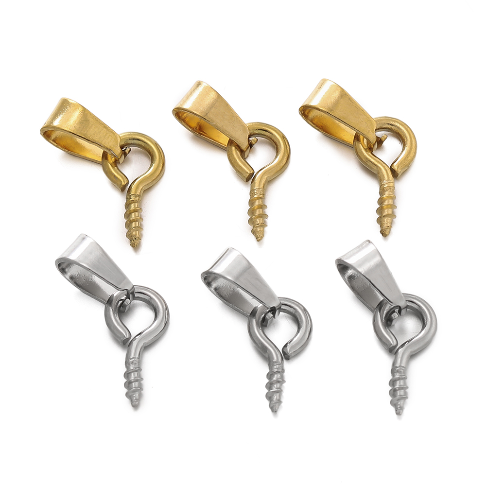 20pcs Stainless Steel Screw Ey - Jewelry Making Eye Pins 评论和价格