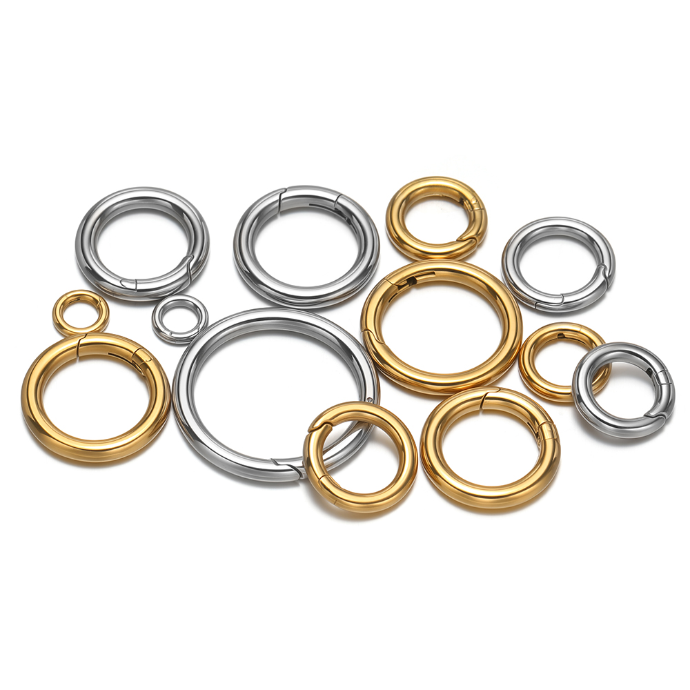 2Pcs/Lot Round Spring Clasps S - Jewelry Making School 评论和价格