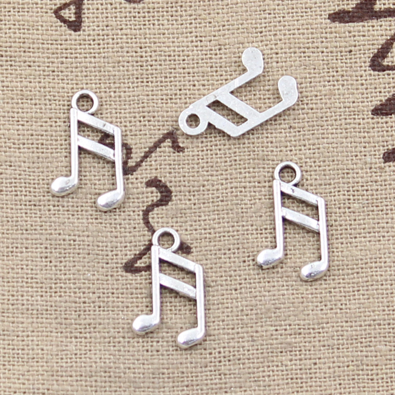 100pcs Charms Lovely Musical N - Jewelry Making Notes 评论和价格