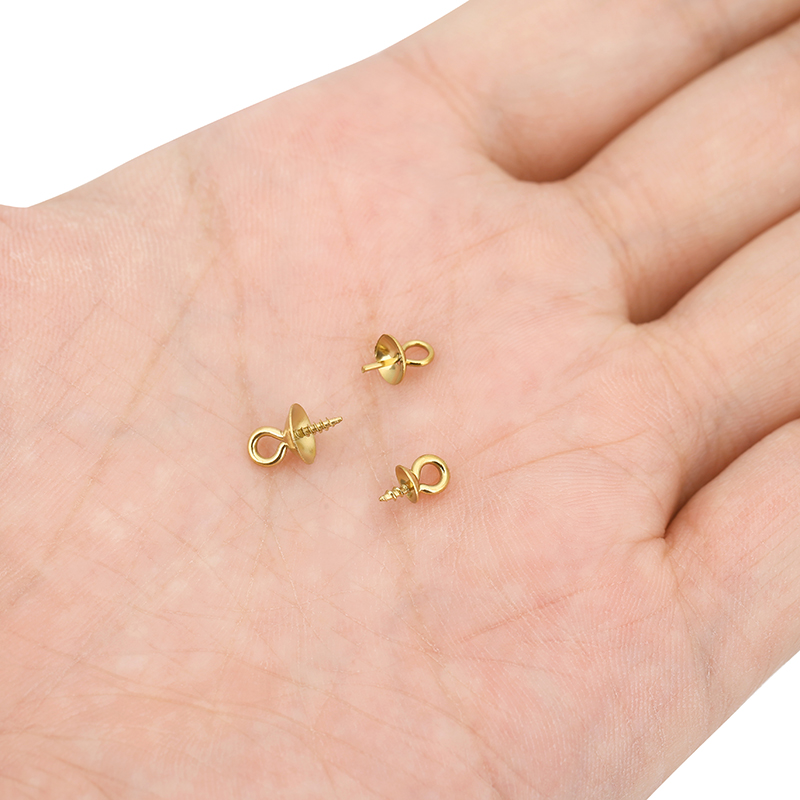 20pcs Stainless Steel Pearl Pe - Jewelry Making Eye Pins 评论和价格