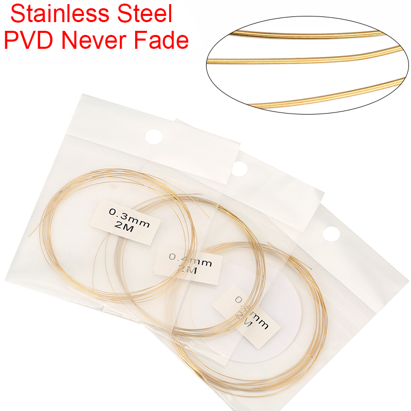 2meters Stainless Steel 0.3 0. - Jewelry Making Thread 评论和价格