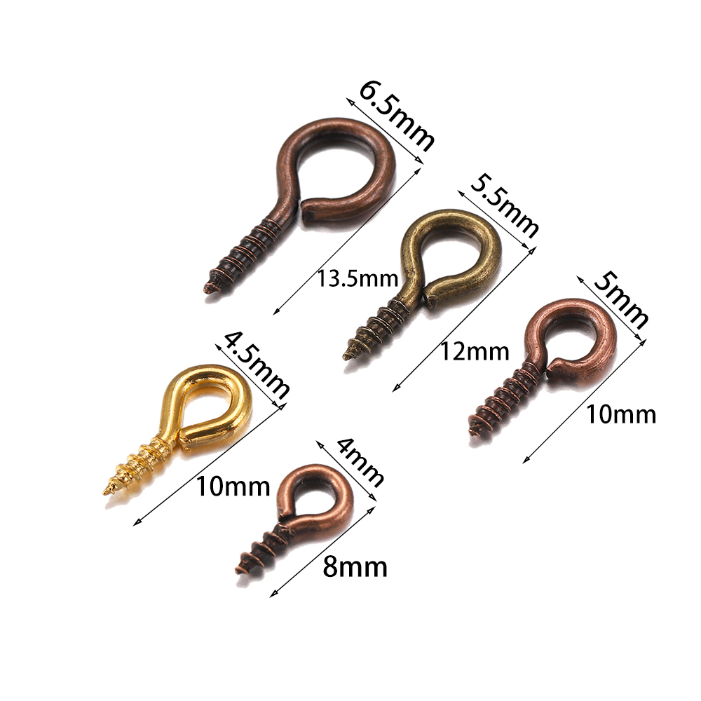 200pcs Small Tiny Mini Metal E - Jewelry Making Thread 评论和价格
