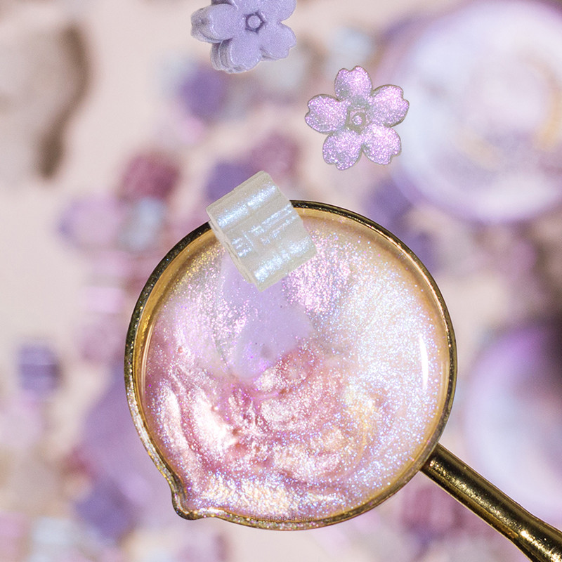 Mixed Color Glitter Sakura Wax - Jewelry Making Wax 评论和价格