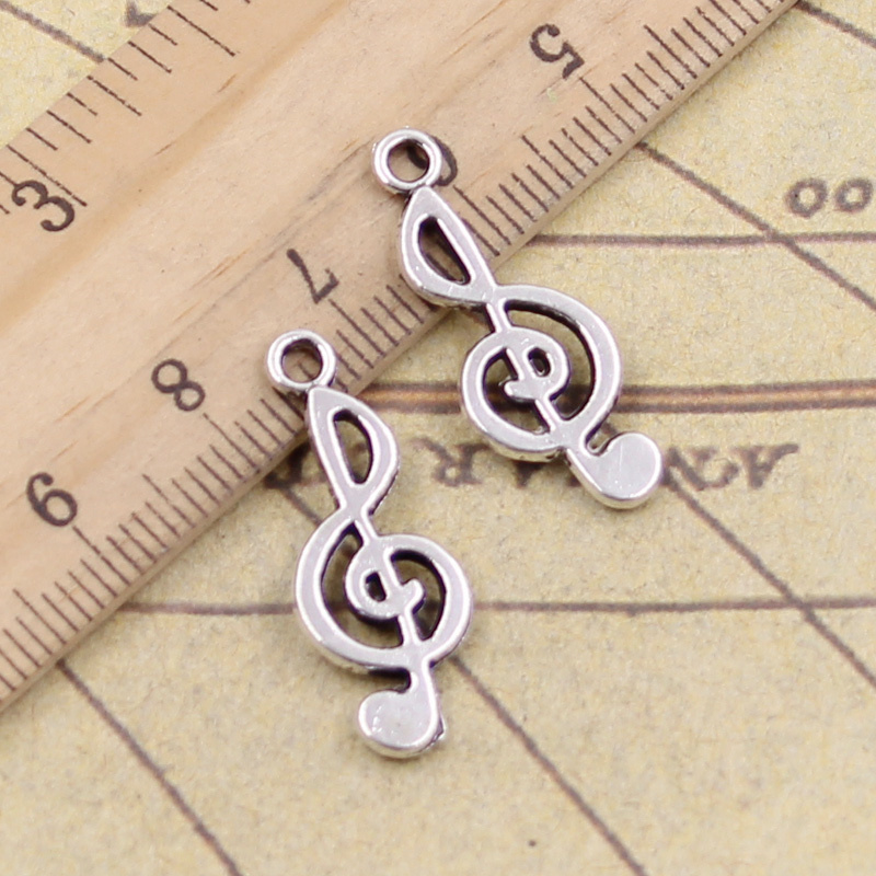40pcs Charms Musical Note 26x1 - Jewelry Making Notes 评论和价格