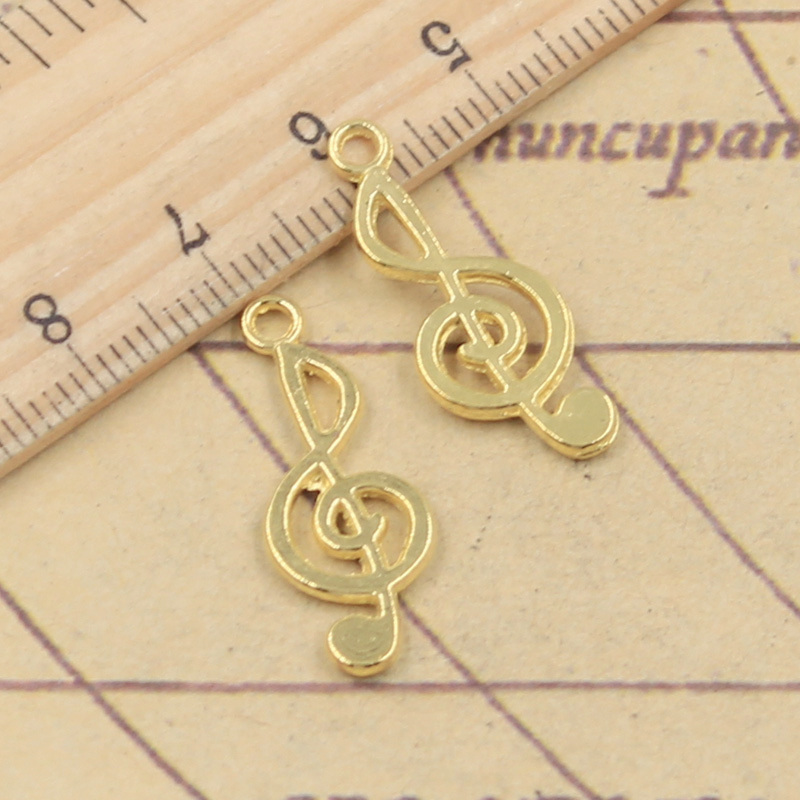 40pcs Charms Musical Note 26x1 - Jewelry Making Notes 评论和价格