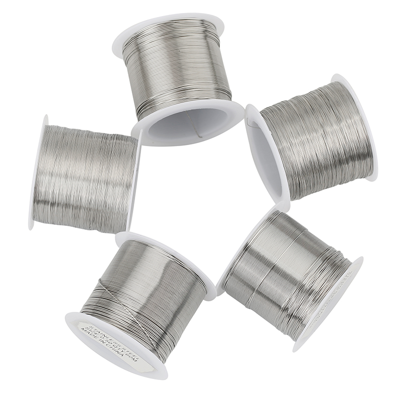 1roll Stainless Steel 0.2 0.3  - Jewelry Making Thread 评论和价格