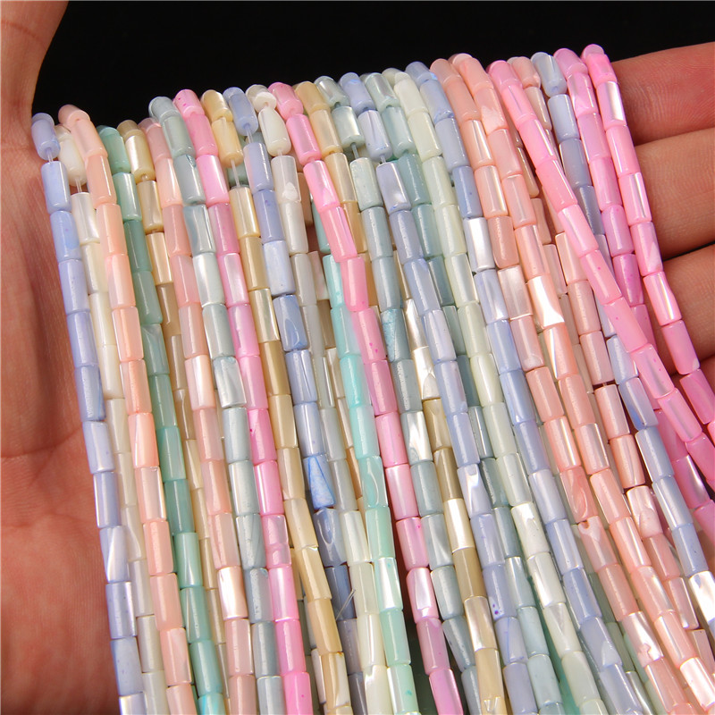 4X8mm Tube Cylinder Shell Bead - Seed Bead Tube 评论和价格