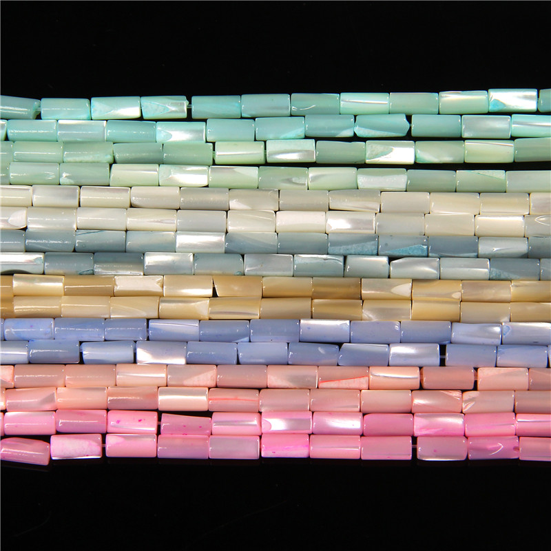 4X8mm Tube Cylinder Shell Bead - Seed Bead Tube 评论和价格