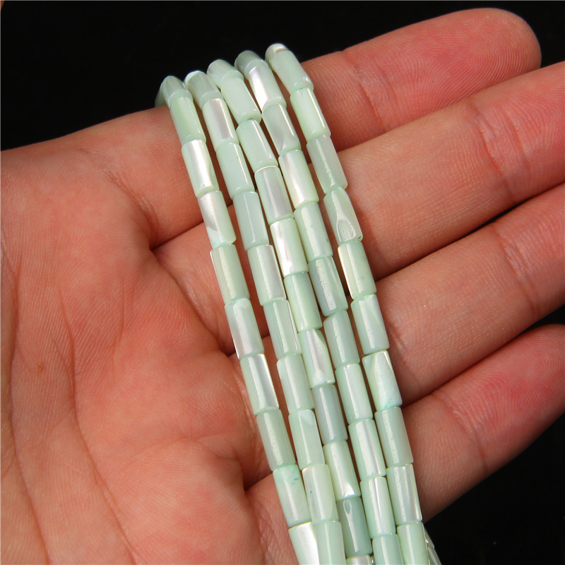 4X8mm Tube Cylinder Shell Bead - Seed Bead Tube 评论和价格