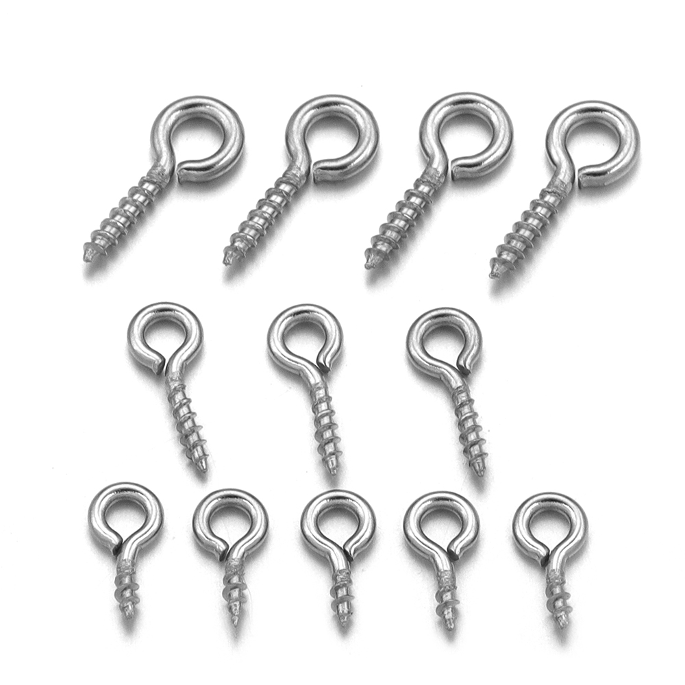 100pcs/lot Stainless Steel Min - Jewelry Making Thread 评论和价格