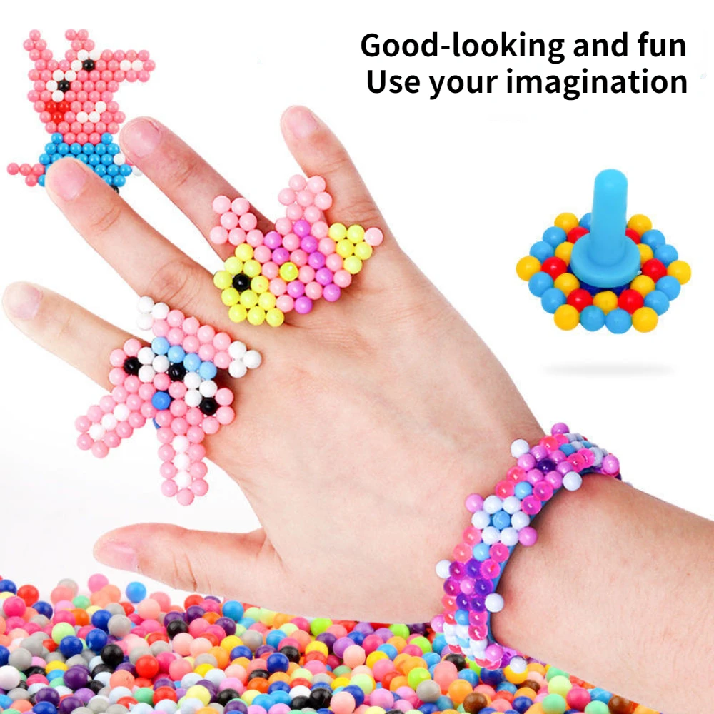 1000 Pcs/box DIY Water Spray M - Crystal Bead Mix 评论和价格
