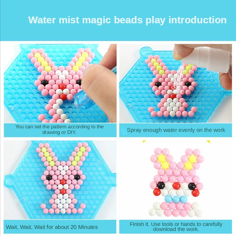 1000 Pcs/box DIY Water Spray M - Crystal Bead Mix 评论和价格