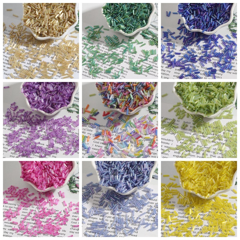 2x7mm 600pcs/lot Rice Shaped C - Seed Bead Tube 评论和价格