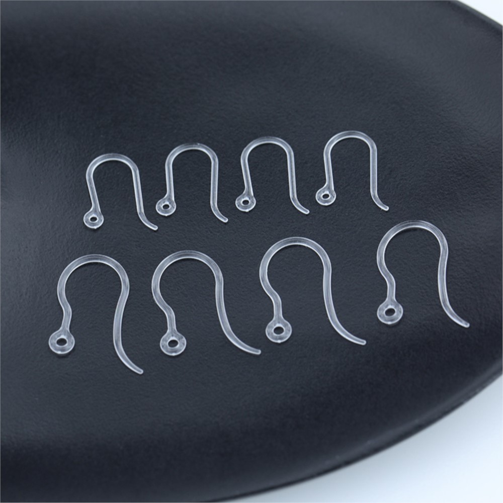 40pcs Clear Plastic Earring Ho - Jewelry Making Essentials 评论和价格