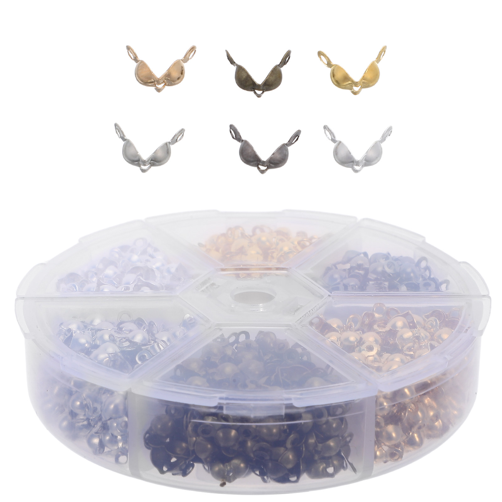 600Pcs Necklace End Buckle Iro - Jewelry Making Knots 评论和价格