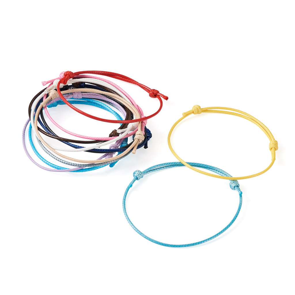 120Pcs 12 Colors  Waxed Polyes - Jewelry Making Wax 评论和价格