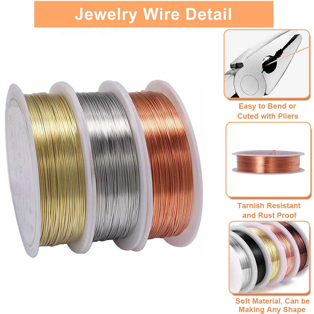 1pc 0.2-1mm Coppers Jewelry Wi - Jewelry Making Thread 评论和价格