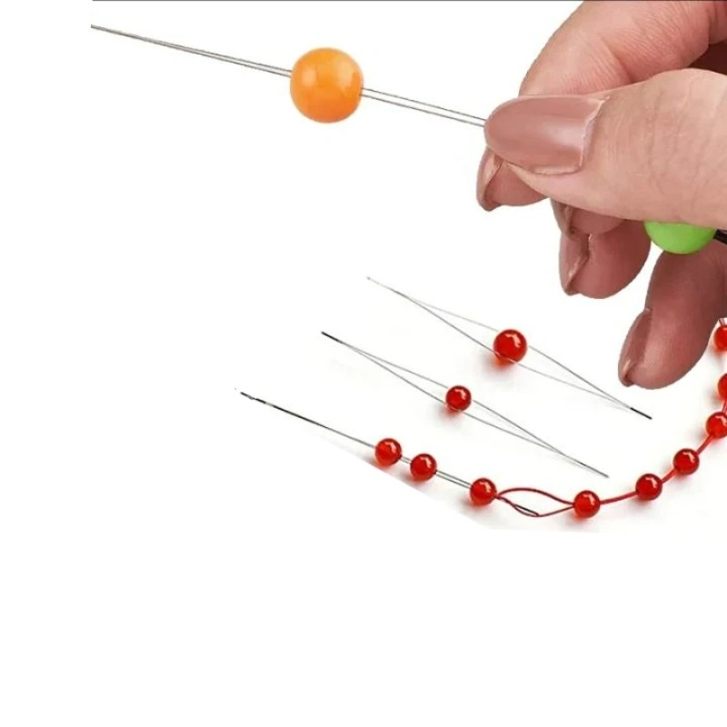 1-10pcs Beading Needles Seed B - Jewelry Making Eye Pins 评论和价格
