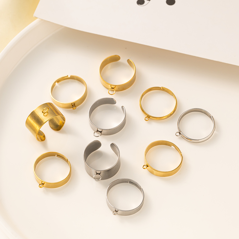 5pcs/Lot Stainless Steel Gold  - Jewelry Making For Adults 评论和价格