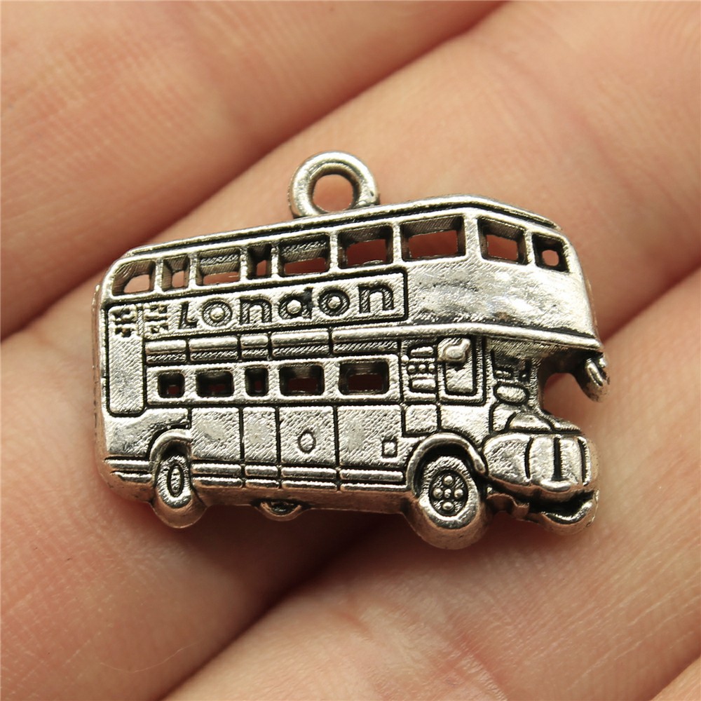IFOCUS 10pcs/Lot London Bus Ch - Jewelry Making In London 评论和价格