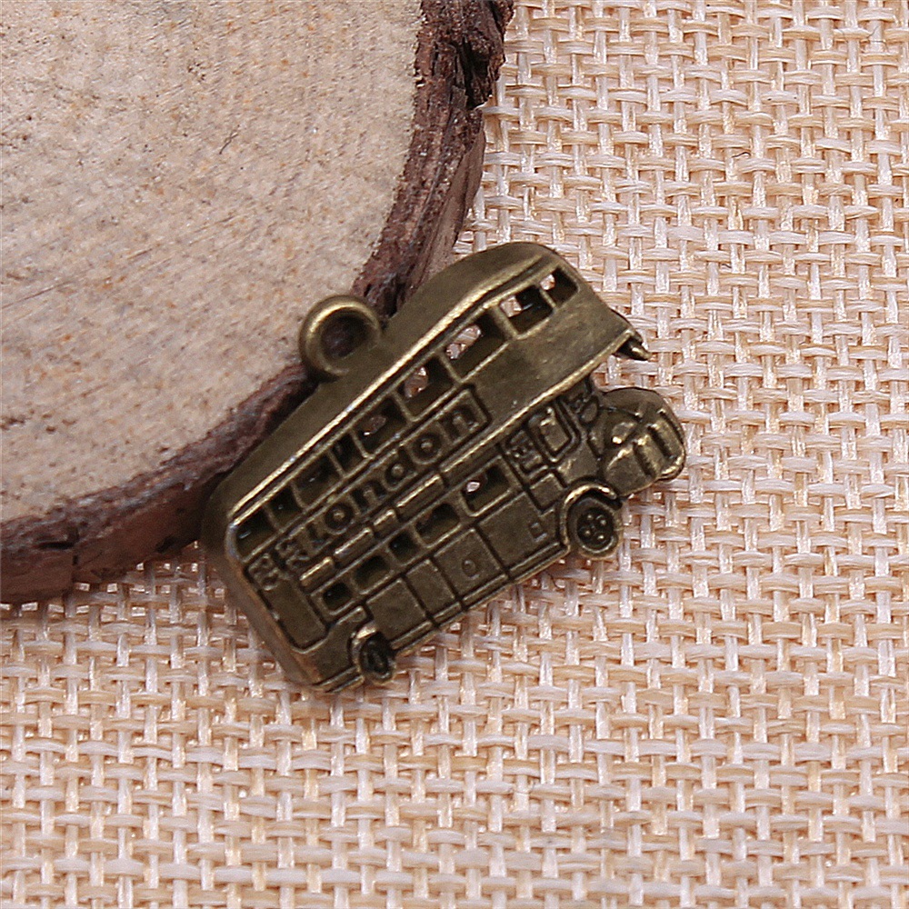 IFOCUS 10pcs/Lot London Bus Ch - Jewelry Making In London 评论和价格