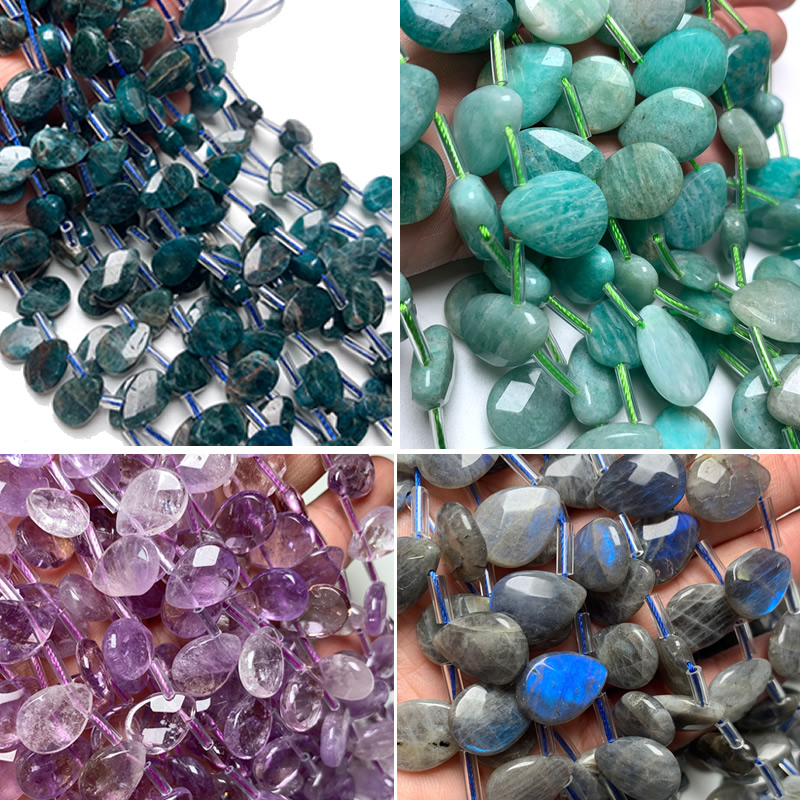 Faceted Natural 8x12mm Labrado - Jewelry Making Amazon 评论和价格