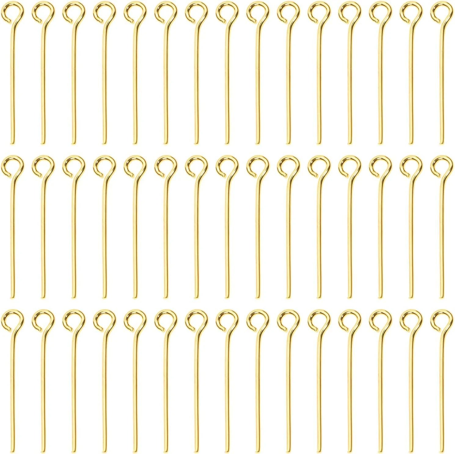 200PCS 16 20 30mm Mini Metal W - Jewelry Making Eye Pins 评论和价格