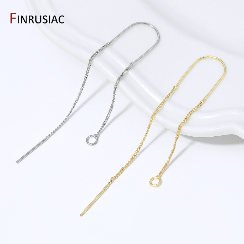 18K Gold Plated Brass Long Tas - Jewelry Making Thread 评论和价格