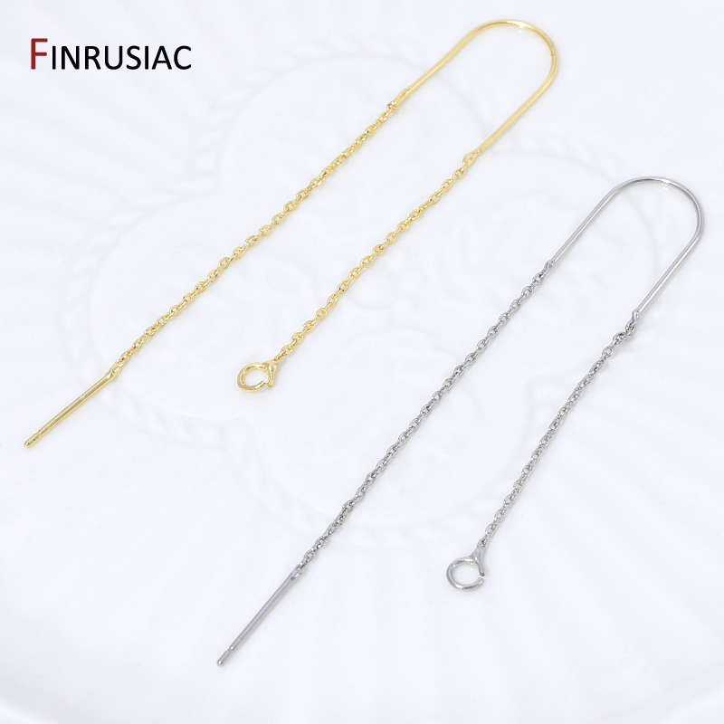 18K Gold Plated Brass Long Tas - Jewelry Making Thread 评论和价格