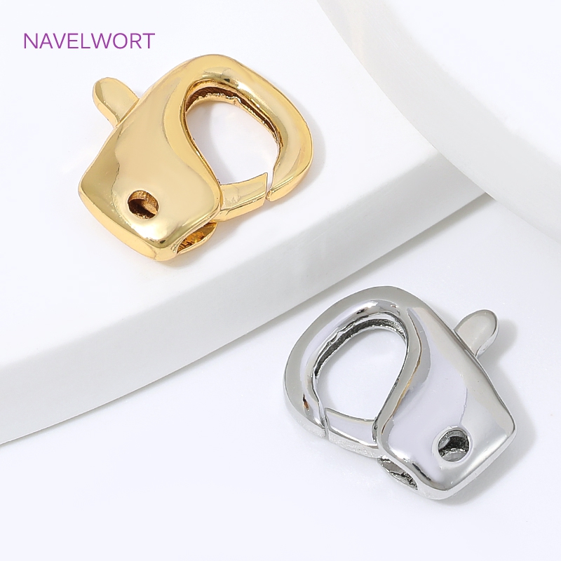 13mm*11.5mm 18K Gold Plated Lo - Jewelry Making Essentials 评论和价格