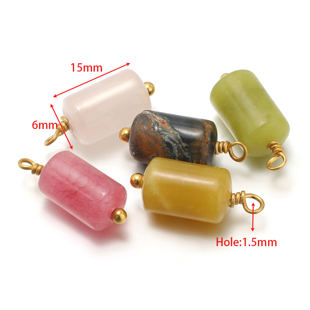 10pcs Stainless Steel Natural  - Jewelry Making Tools And Supplies 评论和价格