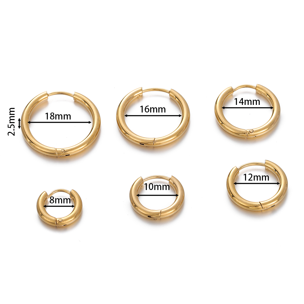 2 pcs 8/10/12/14/16/18mm Stain - Jewelry Making For Adults 评论和价格