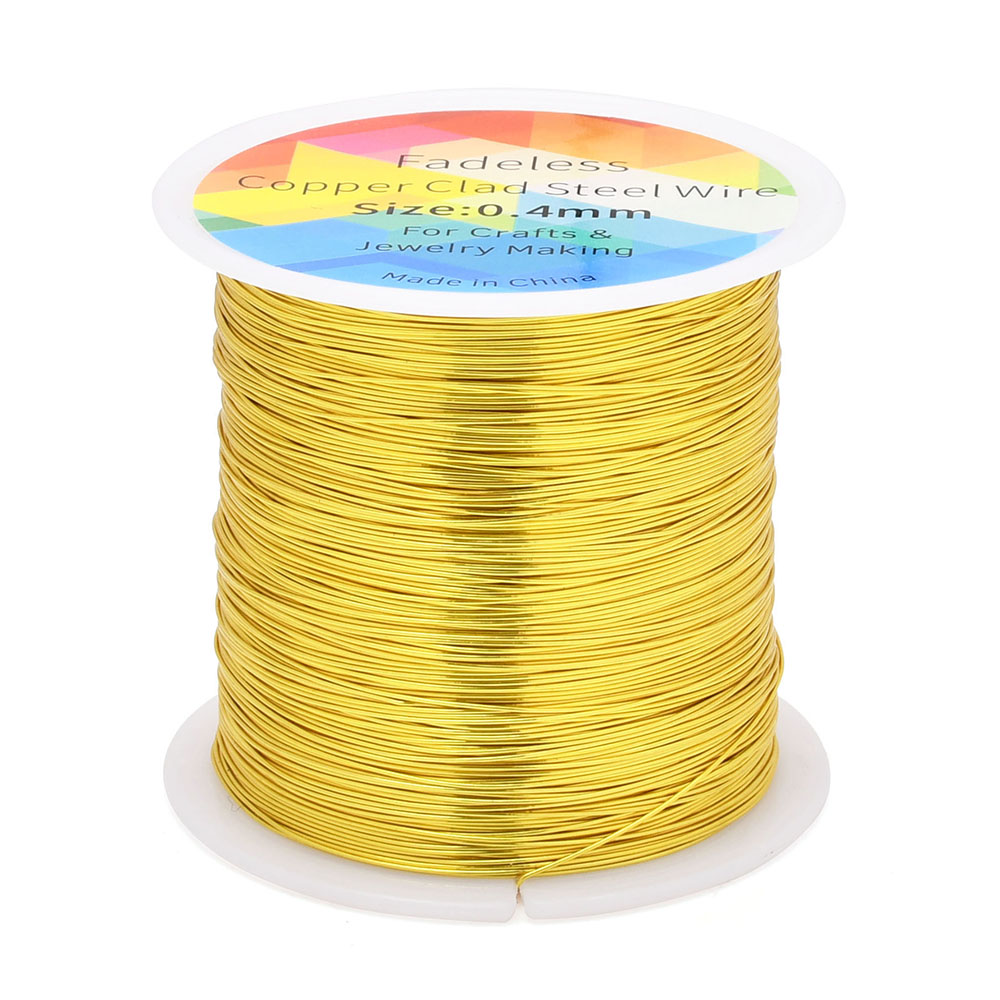 100m/328ft Fadeless Copper Cla - Jewelry Making Thread 评论和价格