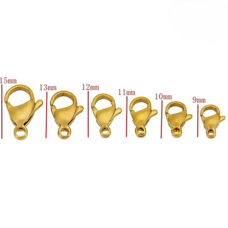 20pcs Stainless Steel Lobster  - Jewelry Making Essentials 评论和价格