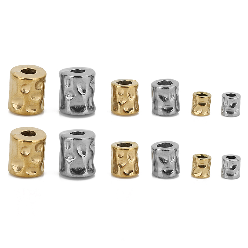 10Pcs Stainless Steel Cylinder - Seed Bead Tube 评论和价格