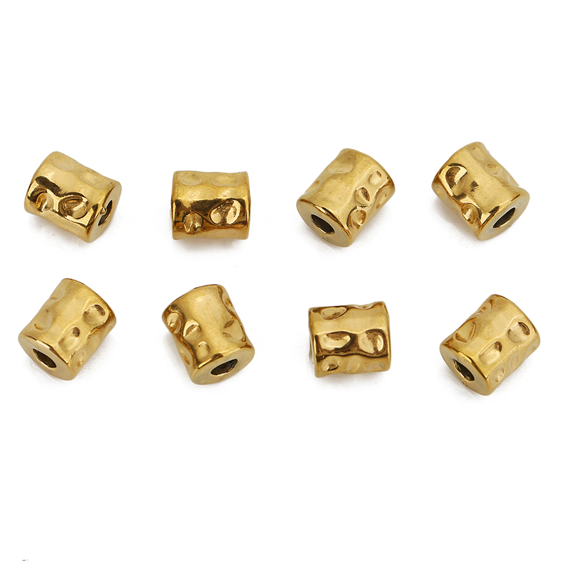 10Pcs Stainless Steel Cylinder - Seed Bead Tube 评论和价格