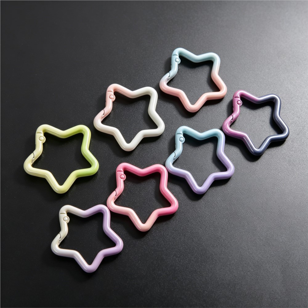 5PCS Gradient Star Shape Sprin - Jewelry Making Essentials 评论和价格