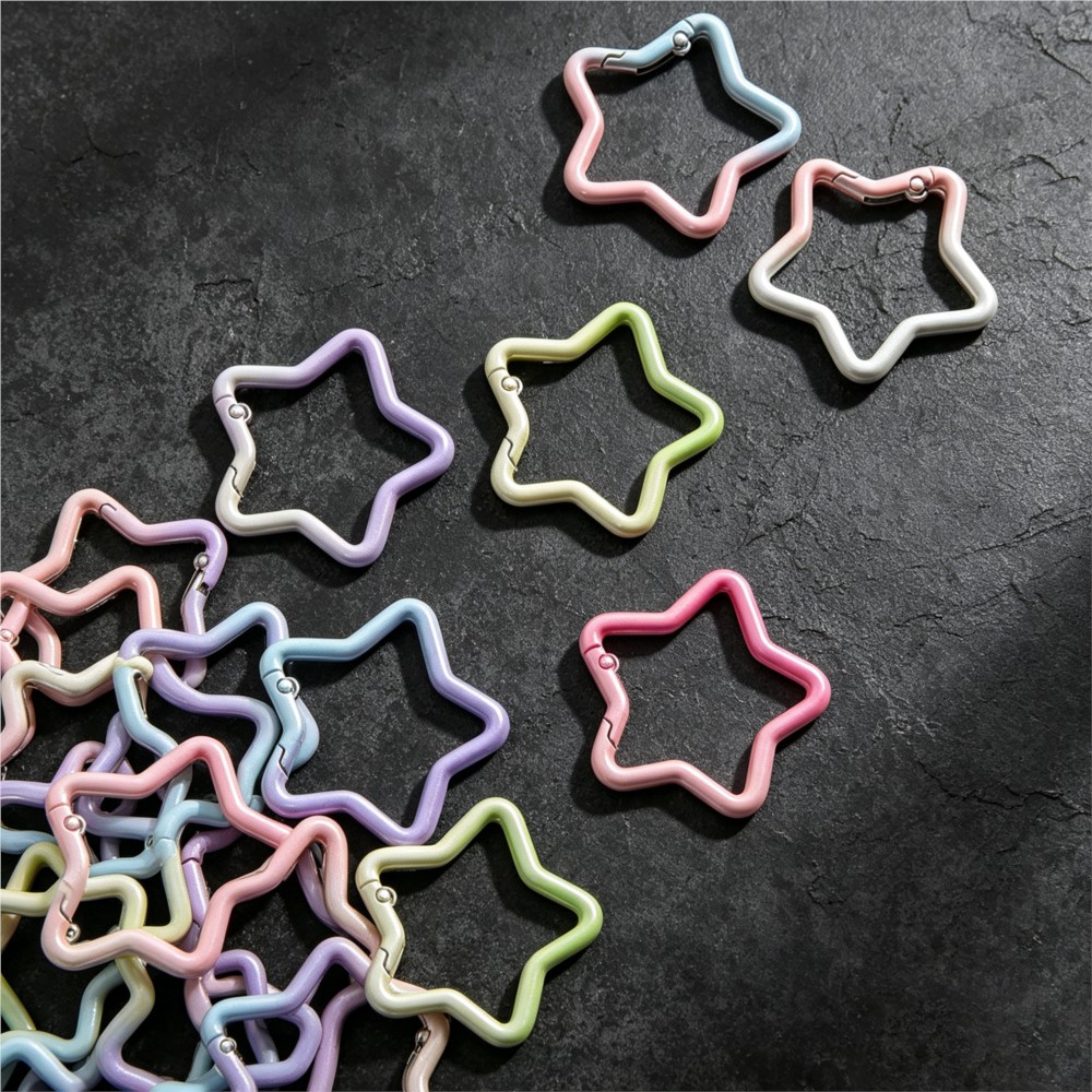 5PCS Gradient Star Shape Sprin - Jewelry Making Essentials 评论和价格