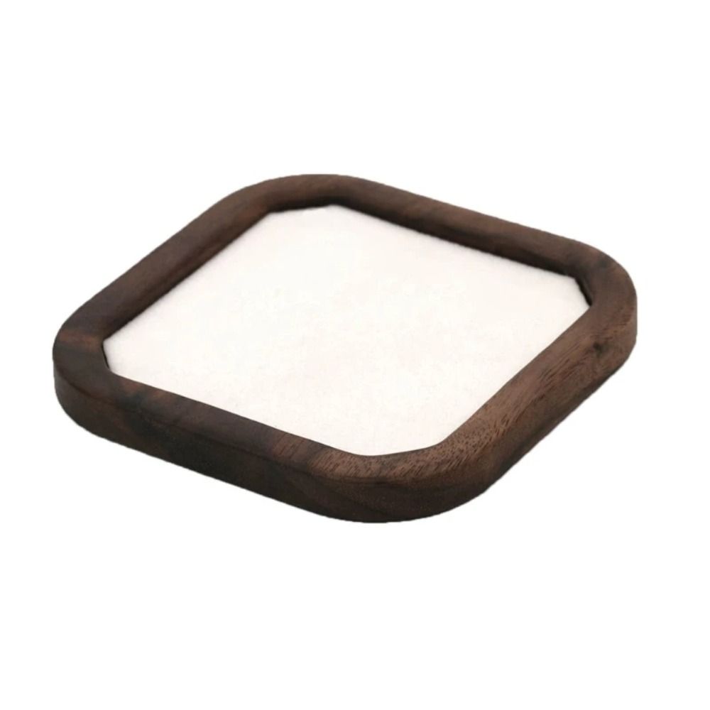 Simple Geometry Wood Rings Tra - Jewelry Making Organizer 评论和价格